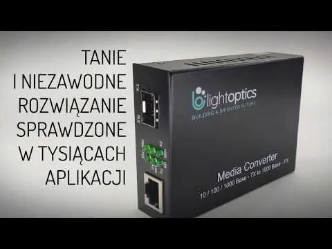 Konwerter światłowodowy praca