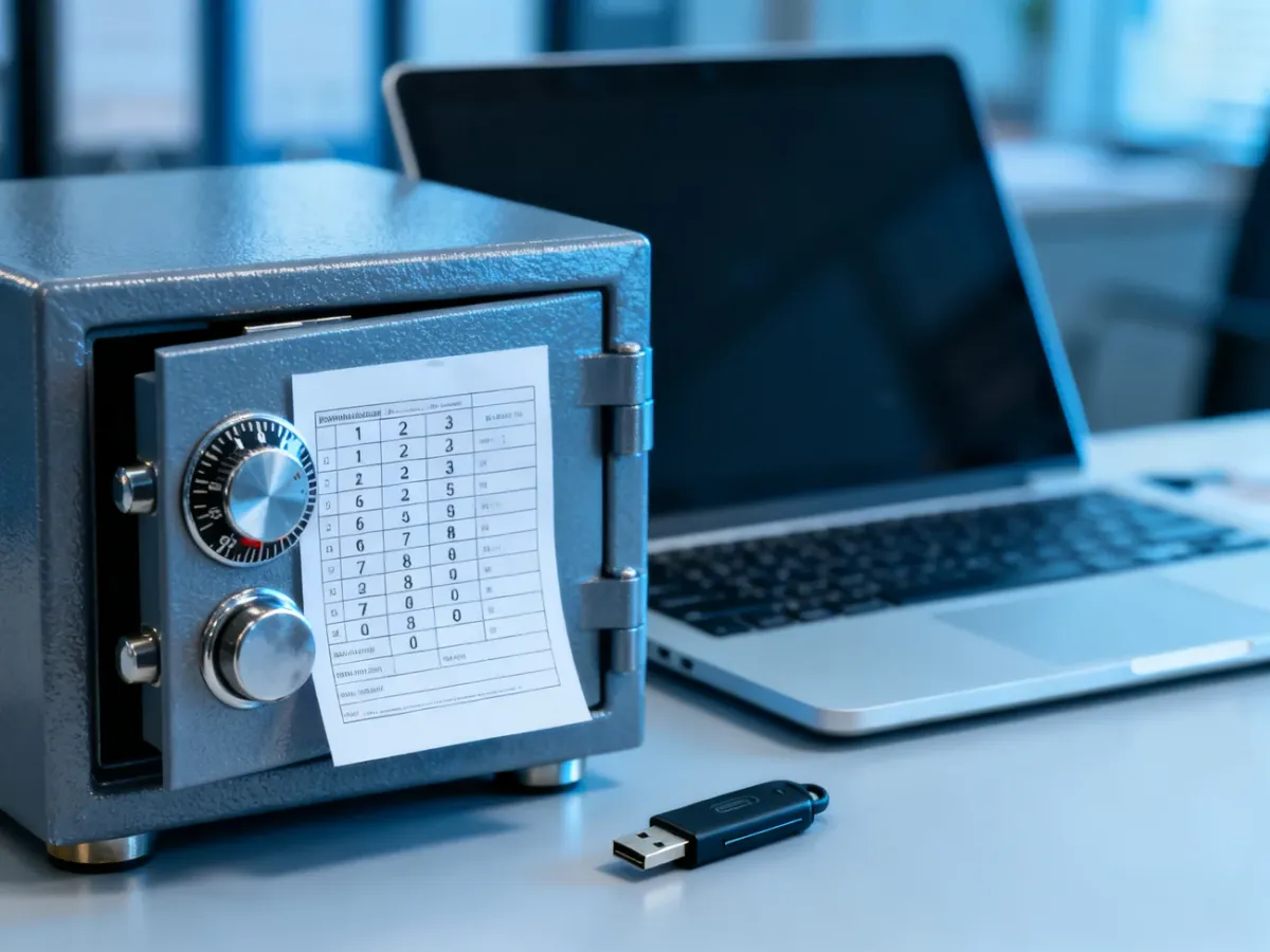 Bezpieczne przechowywanie klucza odzyskiwania BitLocker poza szyfrowanym komputerem